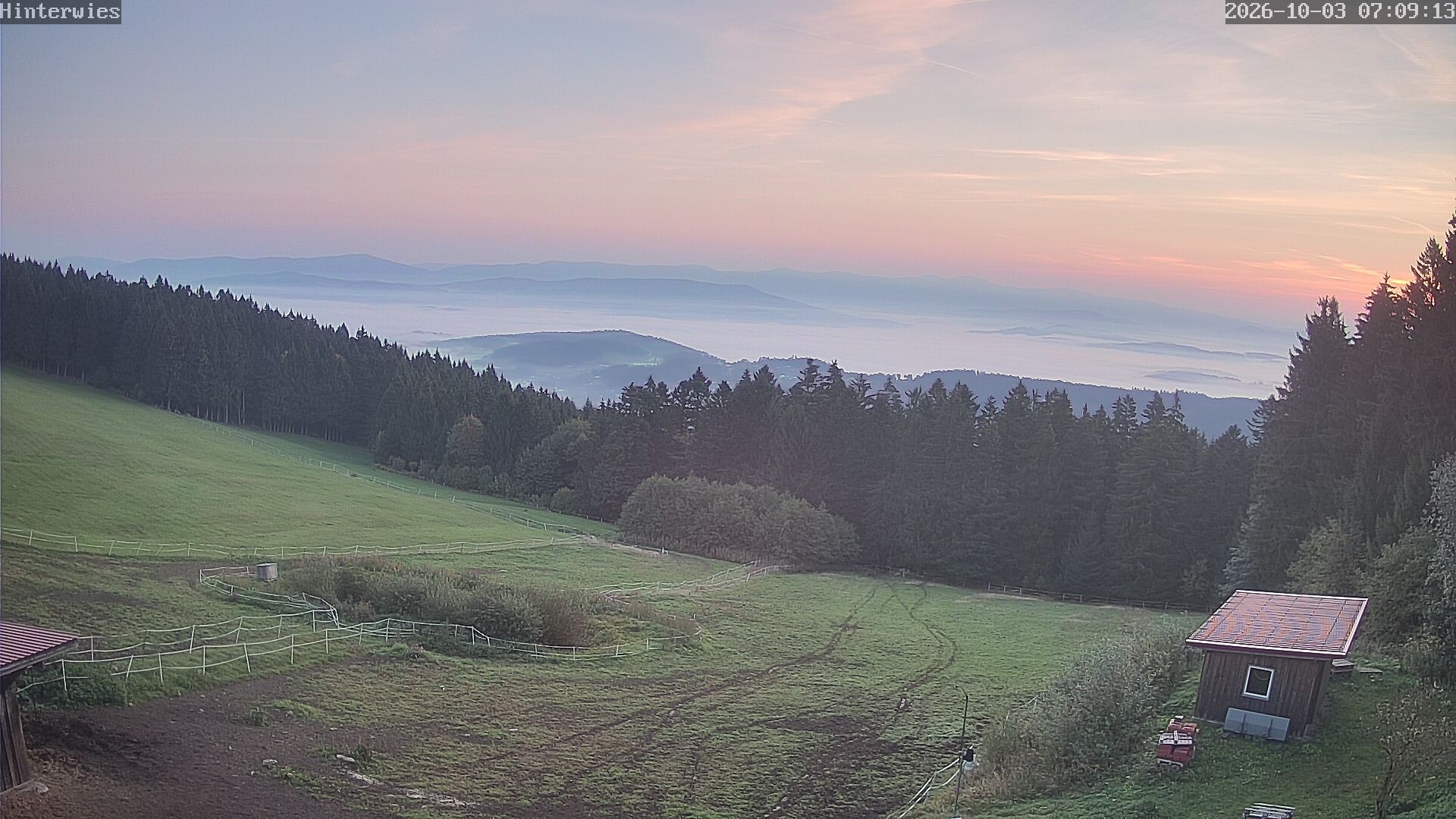 Archiv Foto Webcam Wetterstation Sankt Englmar-Hinterwies