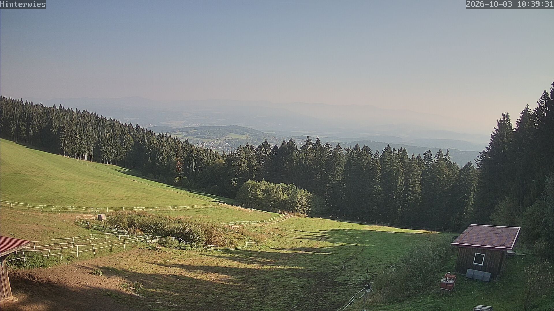 Archiv Foto Webcam Wetterstation Sankt Englmar-Hinterwies