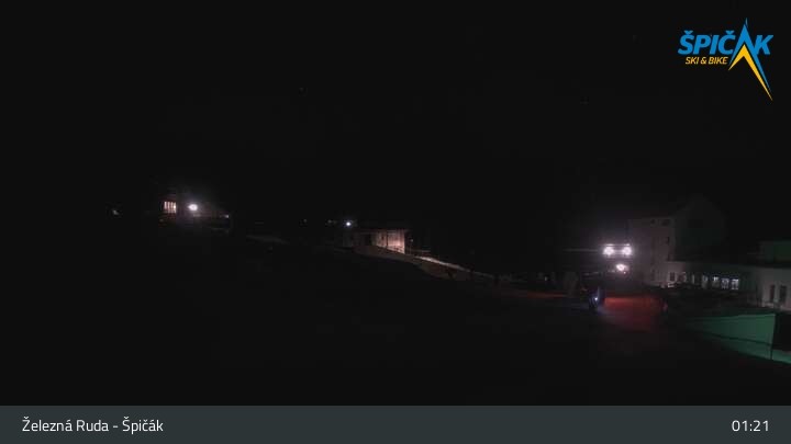 Archiv Foto Webcam Zelezna Ruda - Talstation Spicak