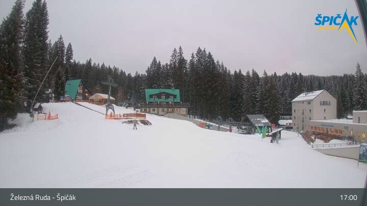Archiv Foto Webcam Zelezna Ruda - Talstation Spicak