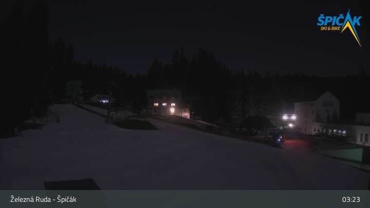 Archiv Foto Webcam Zelezna Ruda - Talstation Spicak