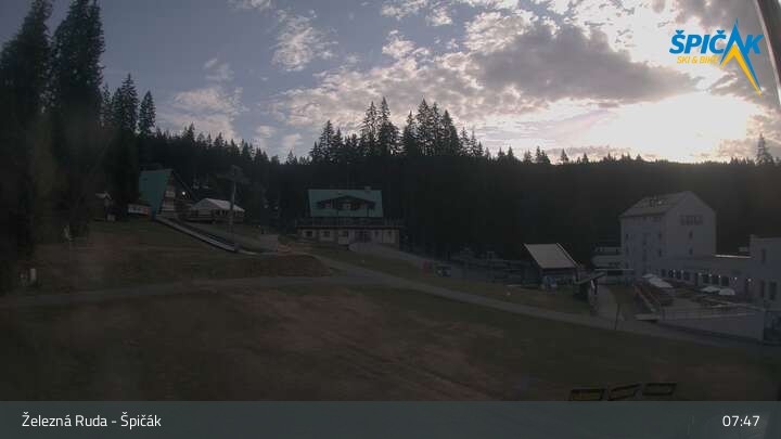 Archiv Foto Webcam Zelezna Ruda - Talstation Spicak