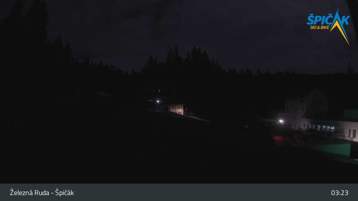 Archiv Foto Webcam Zelezna Ruda - Talstation Spicak