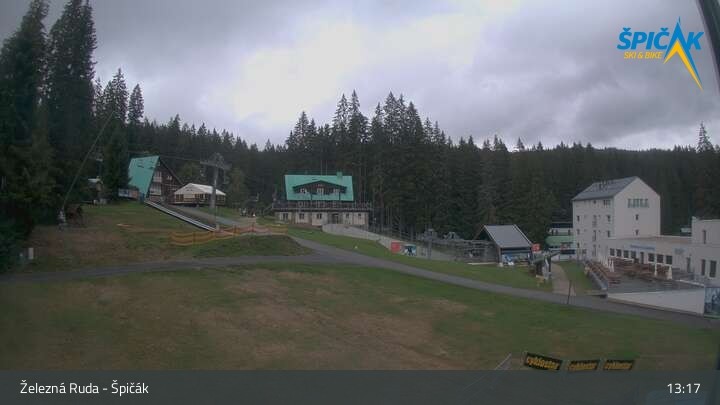Archiv Foto Webcam Zelezna Ruda - Talstation Spicak