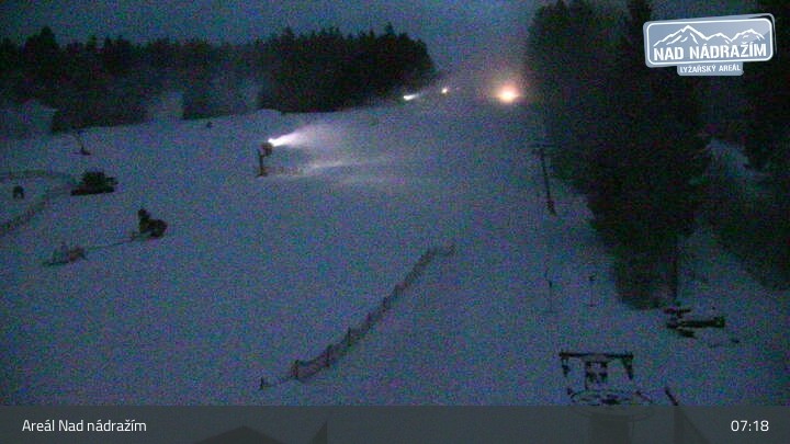 Archiv Foto Webcam Zelezna Ruda - Nad Nadrazim Skilifte