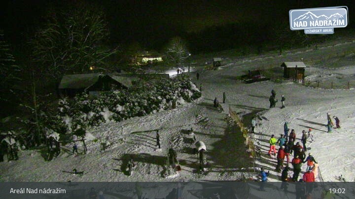 Archived image Webcam Zelezna Ruda - Nad Nadrazim ski lifts
