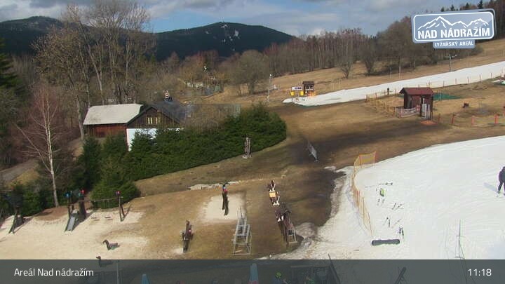 Archiv Foto Webcam Zelezna Ruda - Nad Nadrazim Skilifte