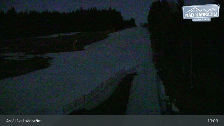 Archiv Foto Webcam Zelezna Ruda - Nad Nadrazim Skilifte