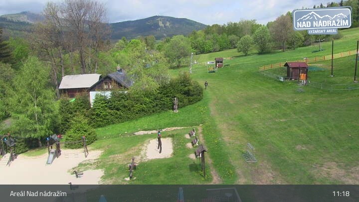Archiv Foto Webcam Zelezna Ruda - Nad Nadrazim Skilifte