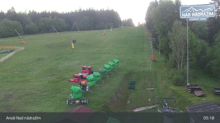 Archiv Foto Webcam Zelezna Ruda - Nad Nadrazim Skilifte