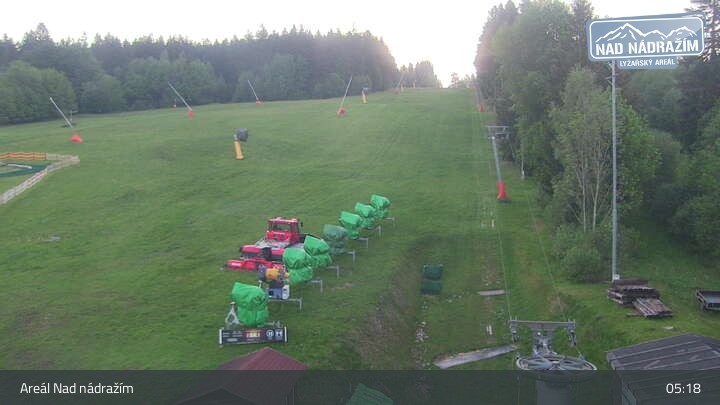 Archiv Foto Webcam Zelezna Ruda - Nad Nadrazim Skilifte