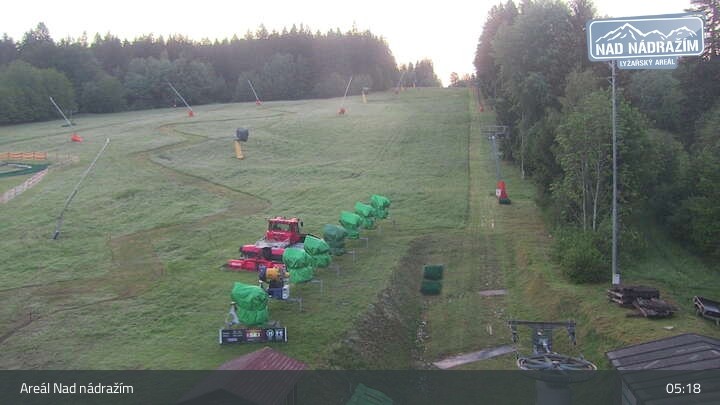Archiv Foto Webcam Zelezna Ruda - Nad Nadrazim Skilifte