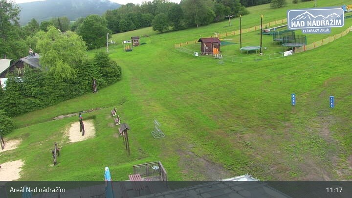 Archived image Webcam Zelezna Ruda - Nad Nadrazim ski lifts
