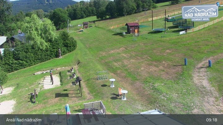 Archived image Webcam Zelezna Ruda - Nad Nadrazim ski lifts