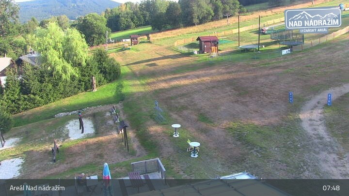 Archived image Webcam Zelezna Ruda - Nad Nadrazim ski lifts