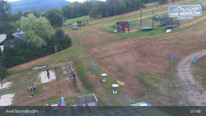 Archived image Webcam Zelezna Ruda - Nad Nadrazim ski lifts