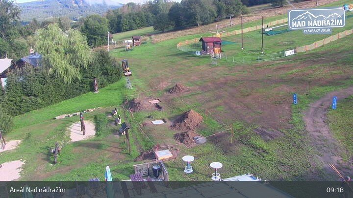 Archiv Foto Webcam Zelezna Ruda - Nad Nadrazim Skilifte