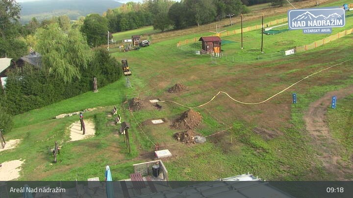 Archiv Foto Webcam Zelezna Ruda - Nad Nadrazim Skilifte