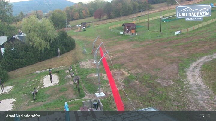 Archiv Foto Webcam Zelezna Ruda - Nad Nadrazim Skilifte