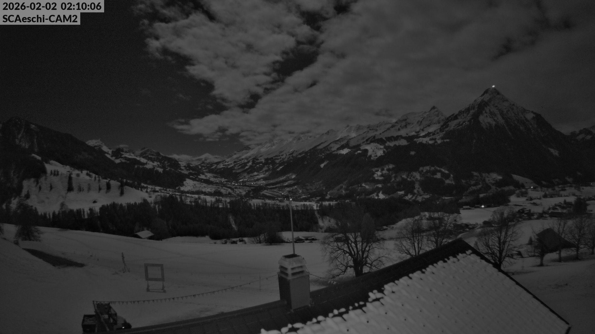 Archiv Foto Webcam Aeschi: Hütte Aeschiallmend