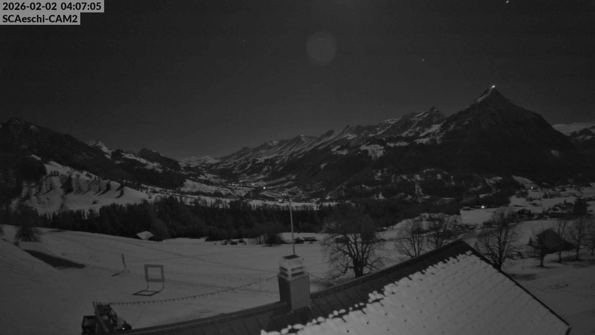 Archiv Foto Webcam Aeschi: Hütte Aeschiallmend