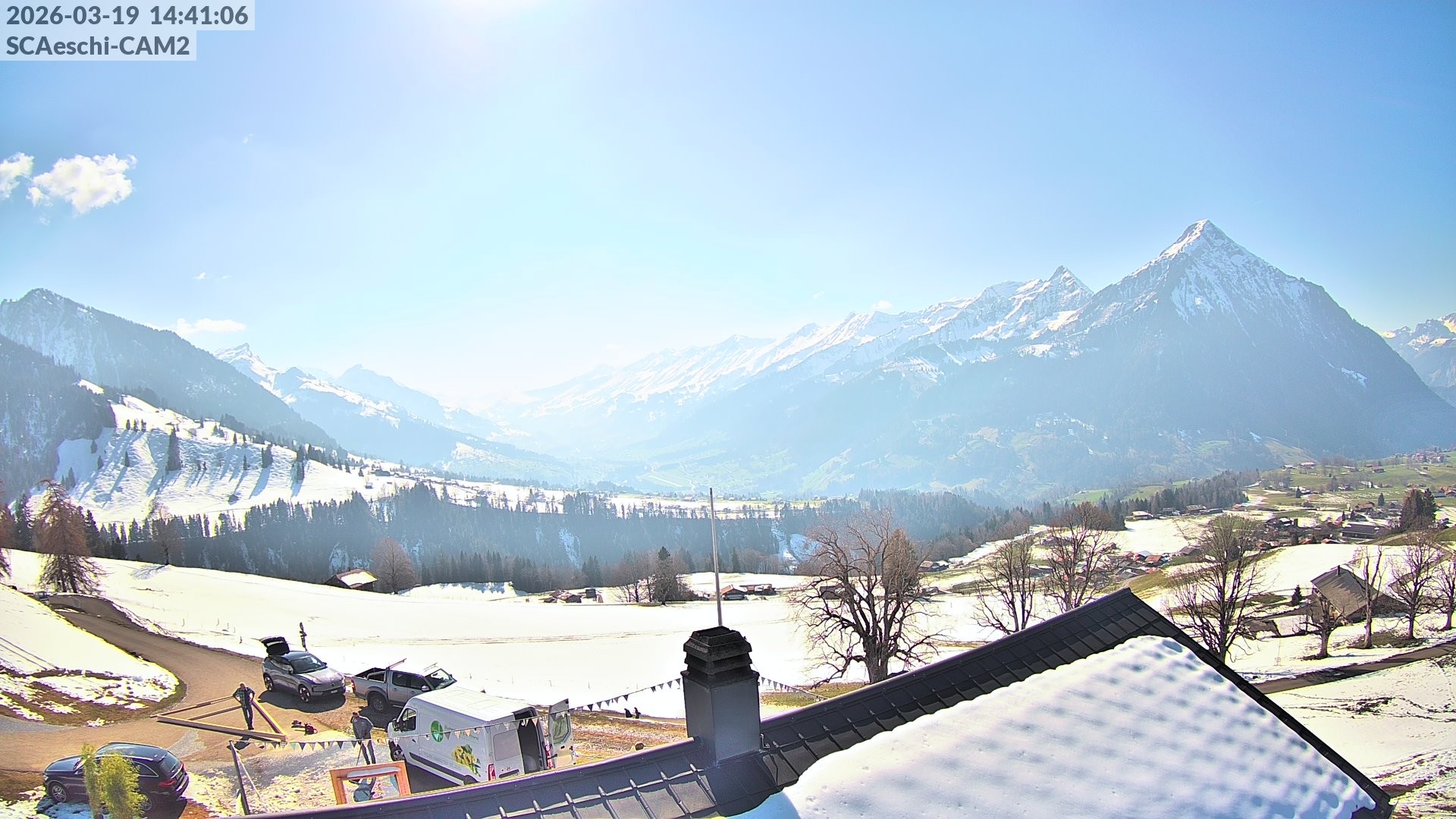 Archiv Foto Webcam Aeschi: Hütte Aeschiallmend