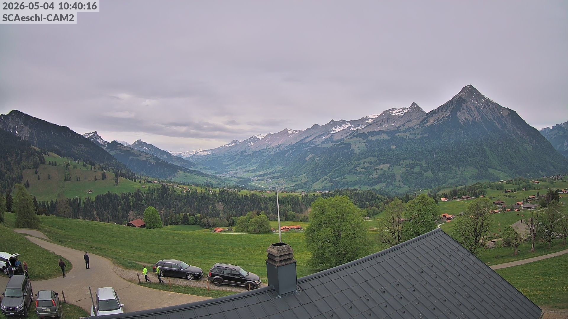 Archiv Foto Webcam Aeschi: Hütte Aeschiallmend