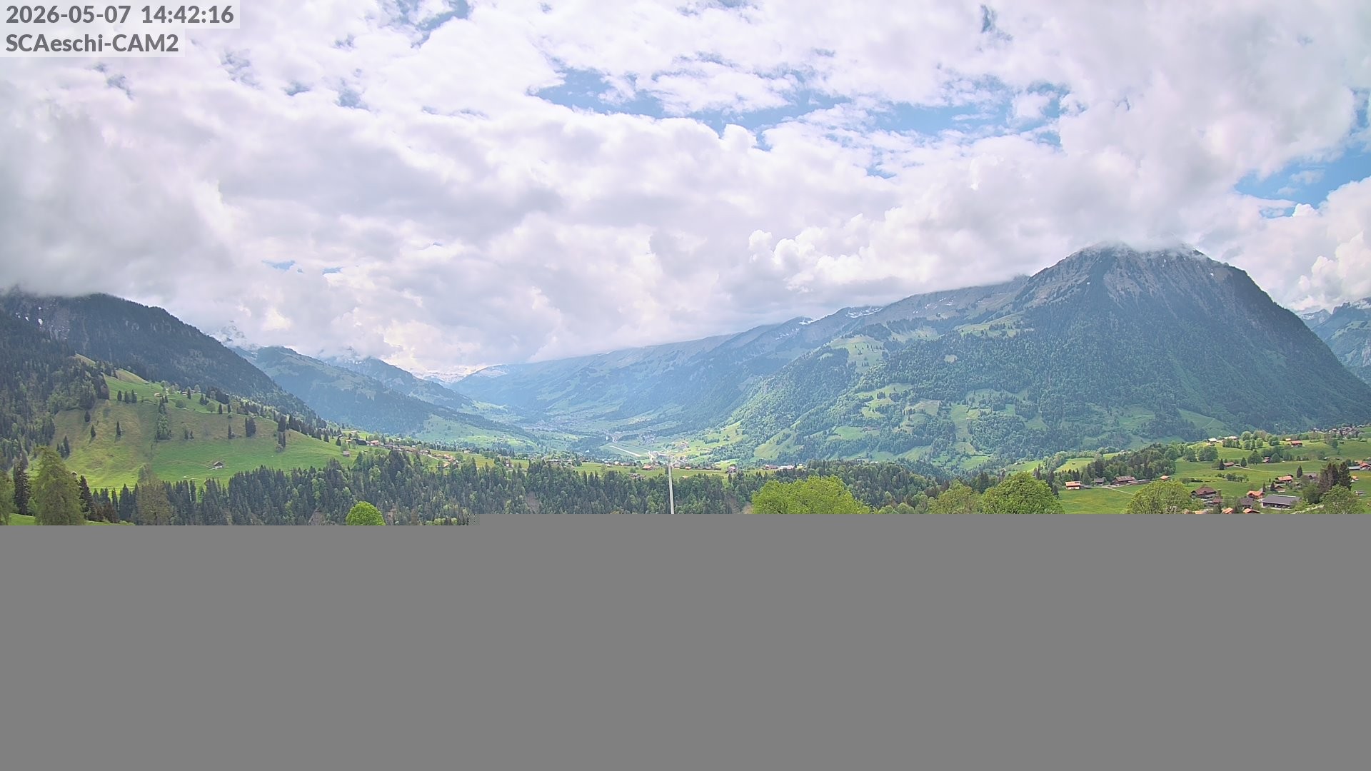 Archiv Foto Webcam Aeschi: Hütte Aeschiallmend