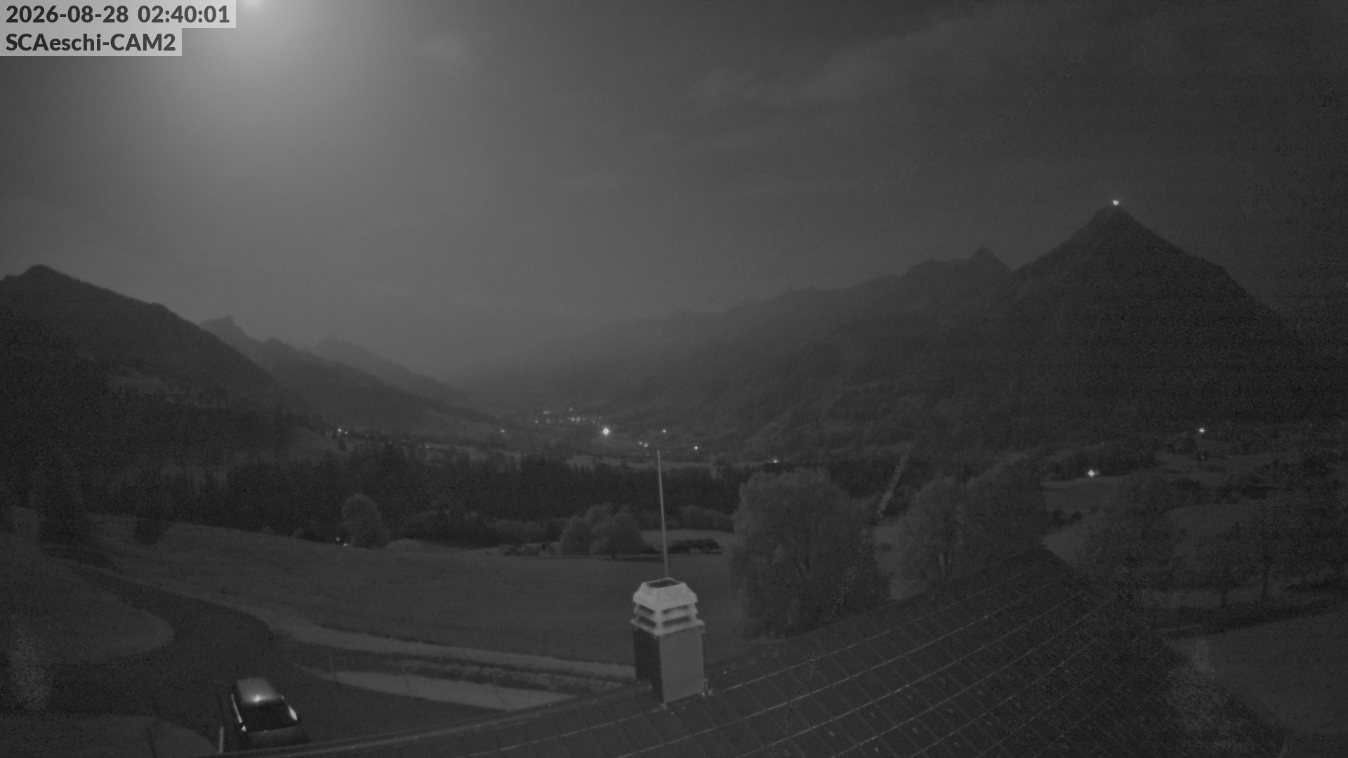 Archiv Foto Webcam Aeschi: Hütte Aeschiallmend
