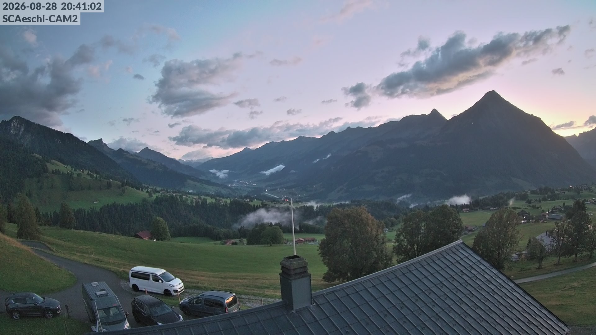 Archiv Foto Webcam Aeschi: Hütte Aeschiallmend