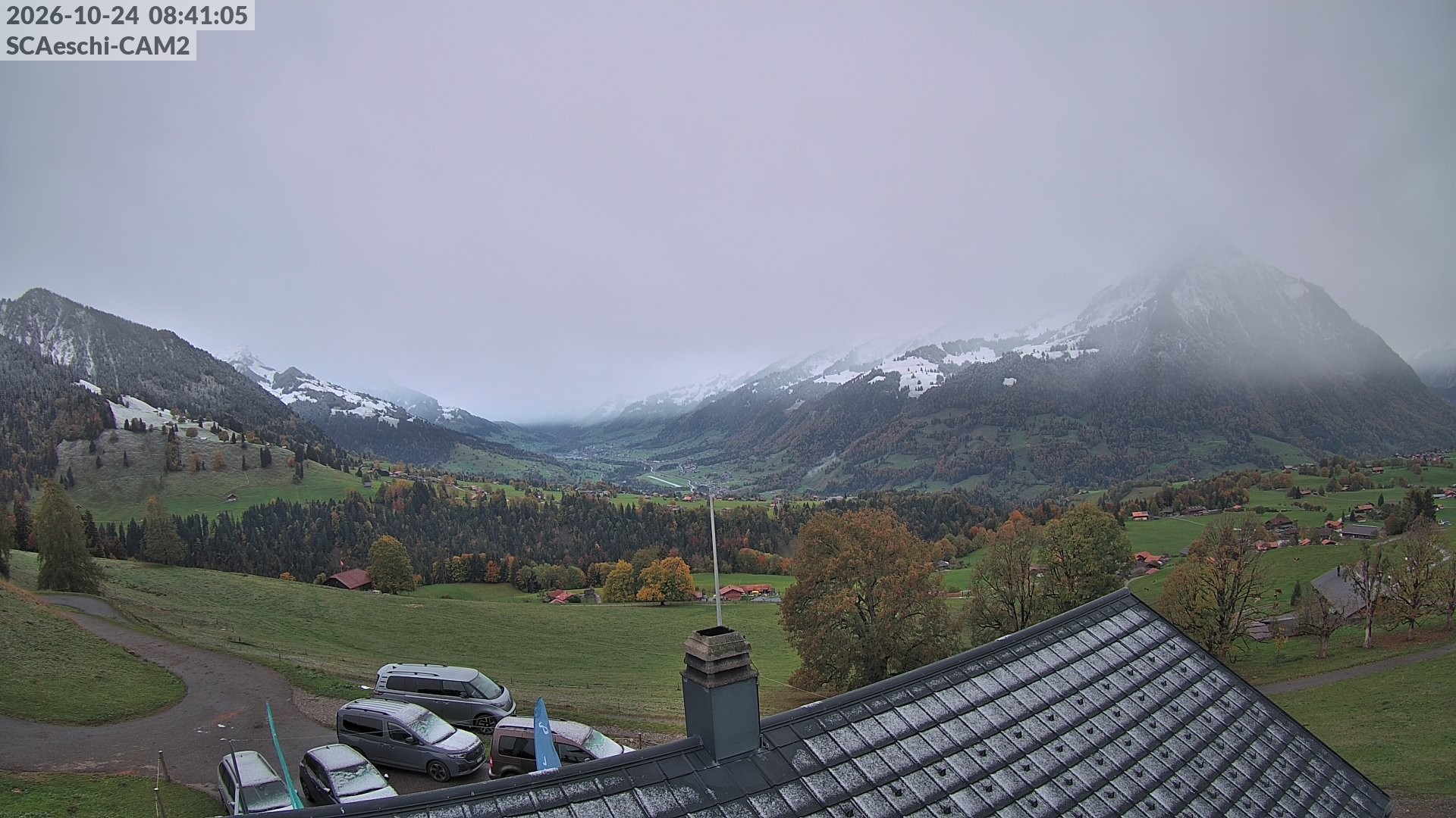 Archiv Foto Webcam Aeschi: Hütte Aeschiallmend