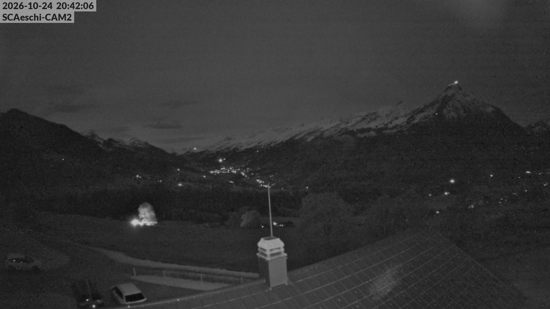 Archiv Foto Webcam Aeschi: Hütte Aeschiallmend