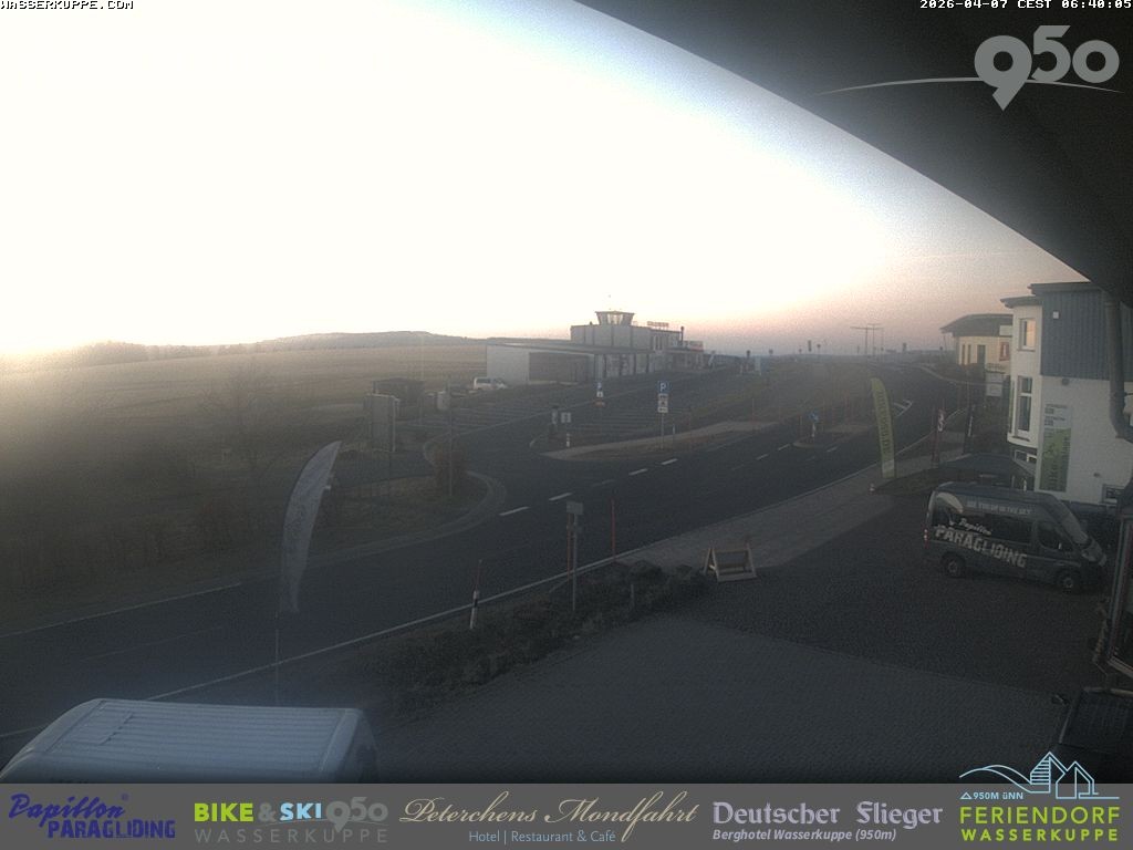 Archived image Webcam Flying School Papillon at Wasserkuppe