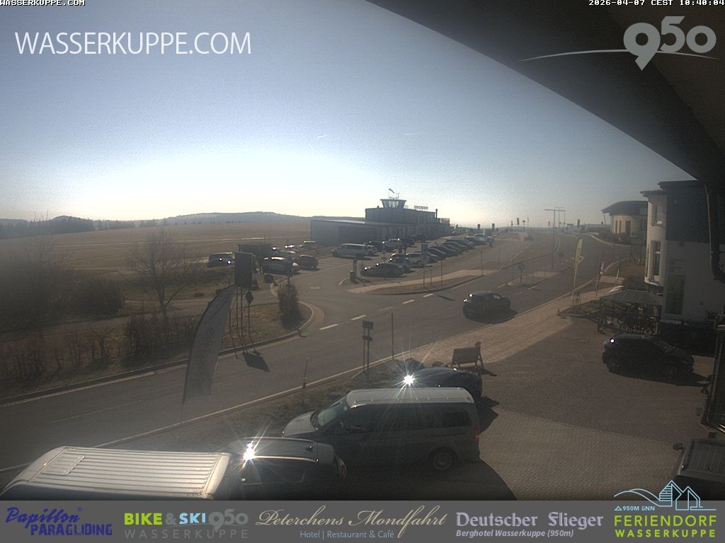 Archived image Webcam Flying School Papillon at Wasserkuppe