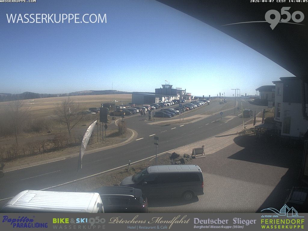 Archived image Webcam Flying School Papillon at Wasserkuppe