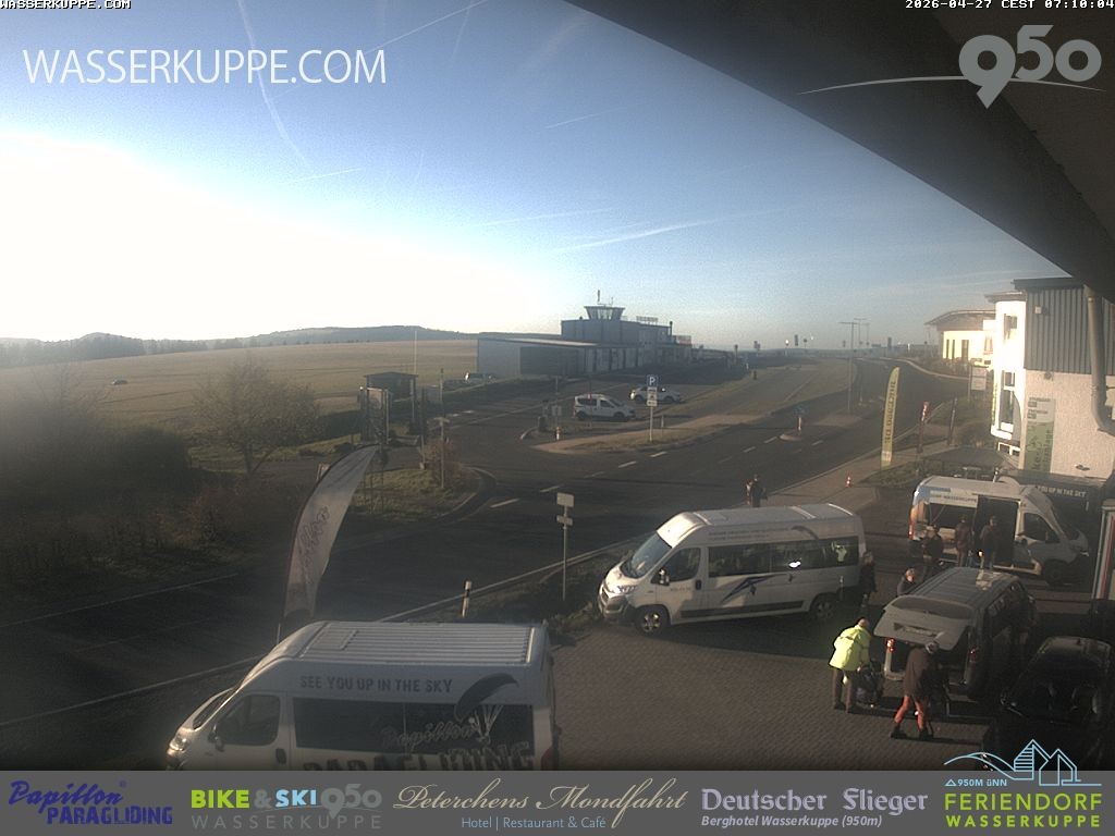Archived image Webcam Flying School Papillon at Wasserkuppe