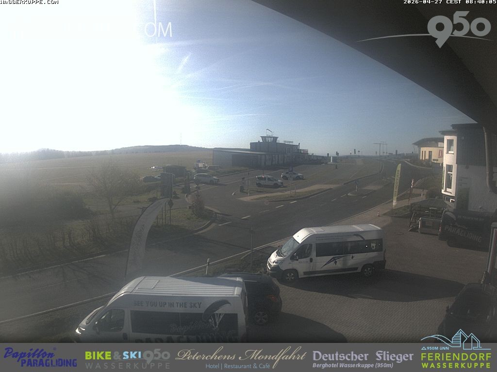 Archived image Webcam Flying School Papillon at Wasserkuppe