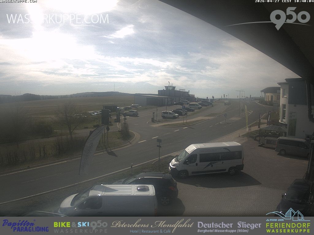 Archived image Webcam Flying School Papillon at Wasserkuppe