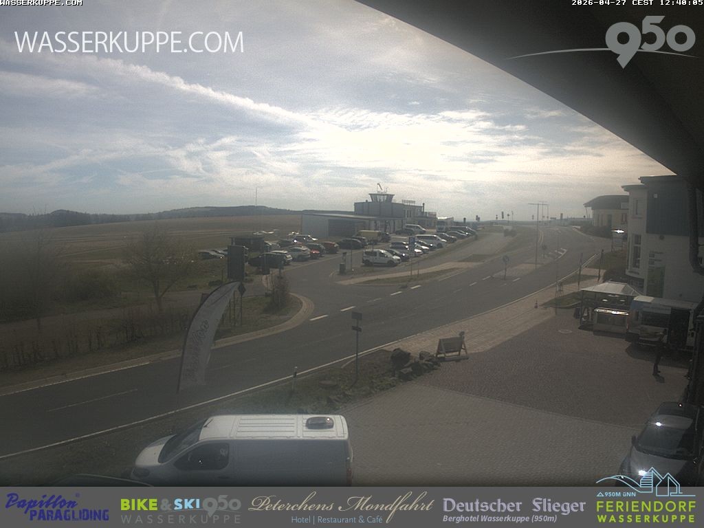 Archived image Webcam Flying School Papillon at Wasserkuppe
