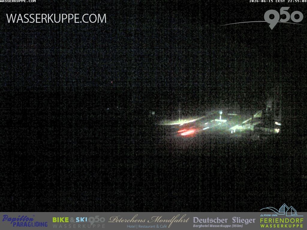 Archiv Foto Webcam Wasserkuppe: Gleitschirm-Flugschule Papillon