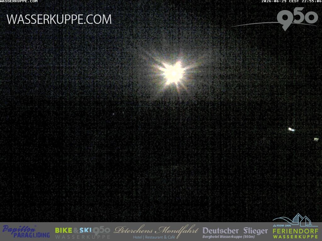 Archiv Foto Webcam Wasserkuppe: Gleitschirm-Flugschule Papillon