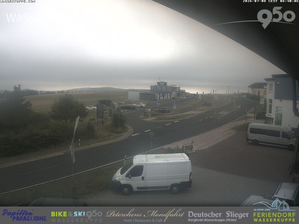 Archived image Webcam Flying School Papillon at Wasserkuppe