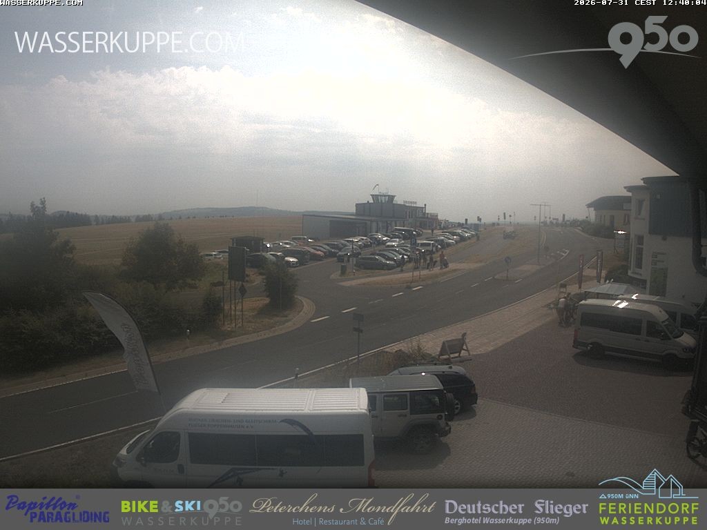 Archiv Foto Webcam Wasserkuppe: Gleitschirm-Flugschule Papillon