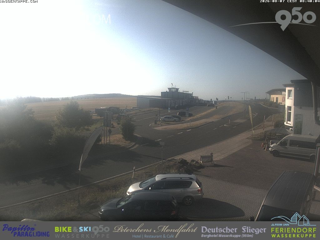 Archiv Foto Webcam Wasserkuppe: Gleitschirm-Flugschule Papillon