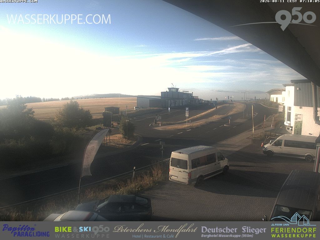 Archiv Foto Webcam Wasserkuppe: Gleitschirm-Flugschule Papillon