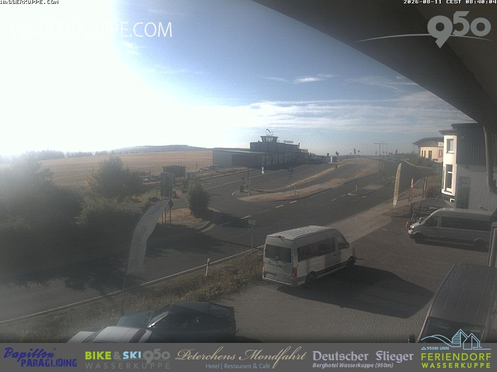 Archiv Foto Webcam Wasserkuppe: Gleitschirm-Flugschule Papillon
