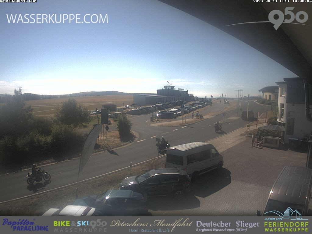 Archiv Foto Webcam Wasserkuppe: Gleitschirm-Flugschule Papillon