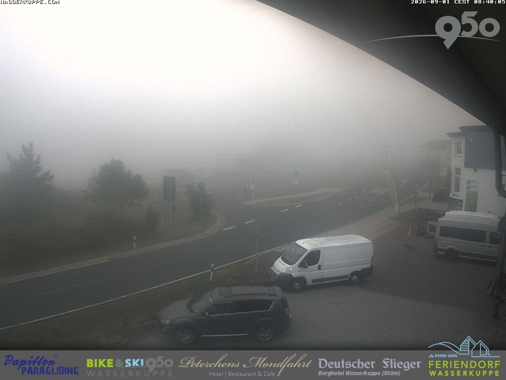 Archiv Foto Webcam Wasserkuppe: Gleitschirm-Flugschule Papillon