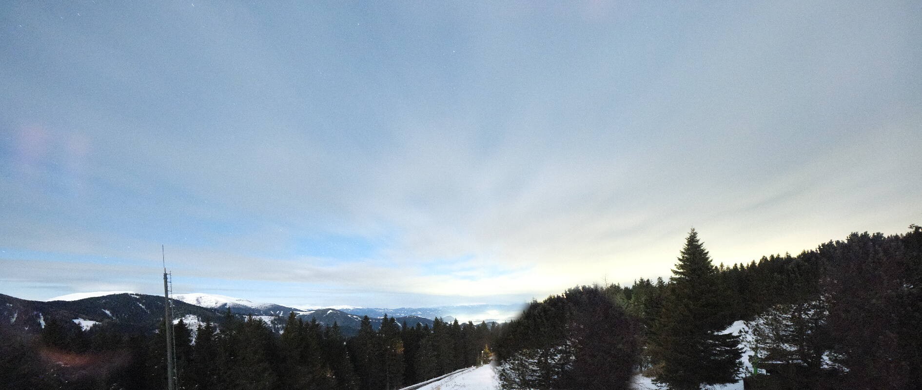 Archiv Foto Webcam Gaberlhaus - Westblick