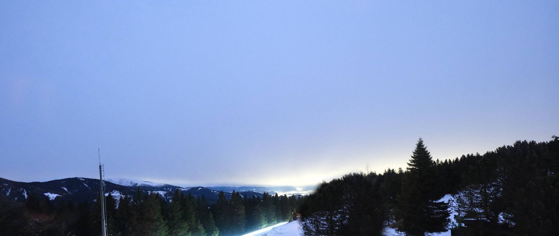 Archiv Foto Webcam Gaberlhaus - Westblick